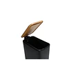 Basurero Rectangular tapa madera 5 lts 2