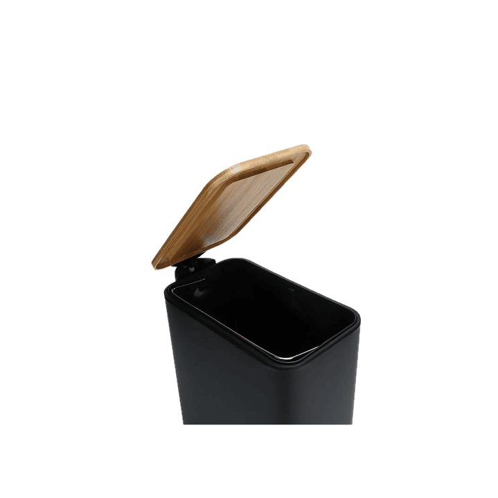 Basurero Rectangular tapa madera 5 lts 2