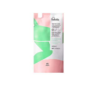 Repuesto Crema Cuerpo Tododia Hojas Limón y Guanábana 400ml