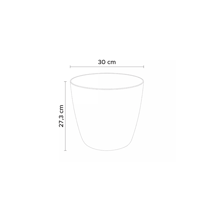 Macetero San Remo Liso Nude Pink 2