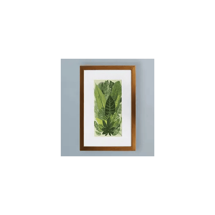 Cuadro 40x60cm hojas verdes 2