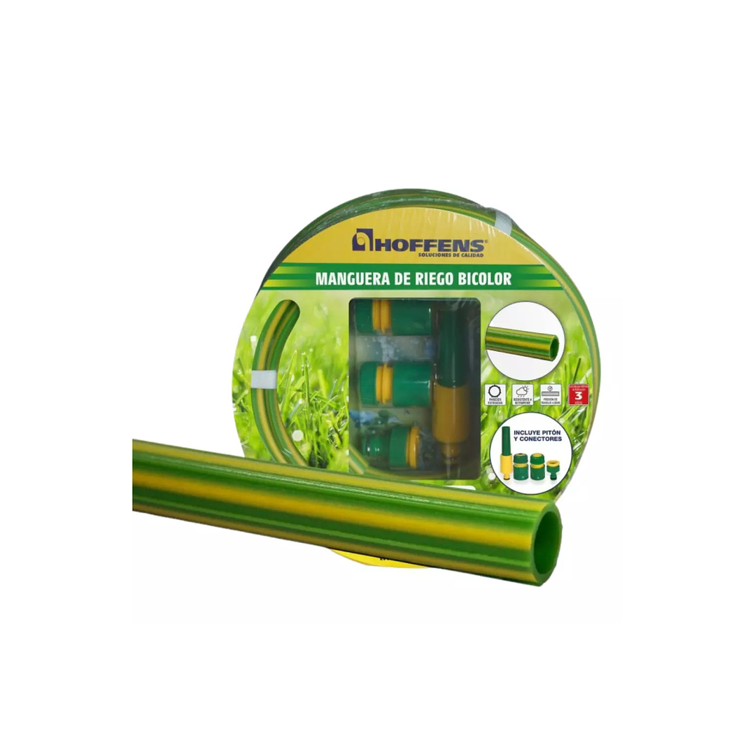 Manguera de riego bicolor 1/2