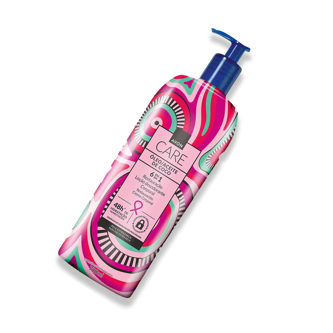 Loción corporal 6 en 1 Aceite de Coco Avon 750ml 2