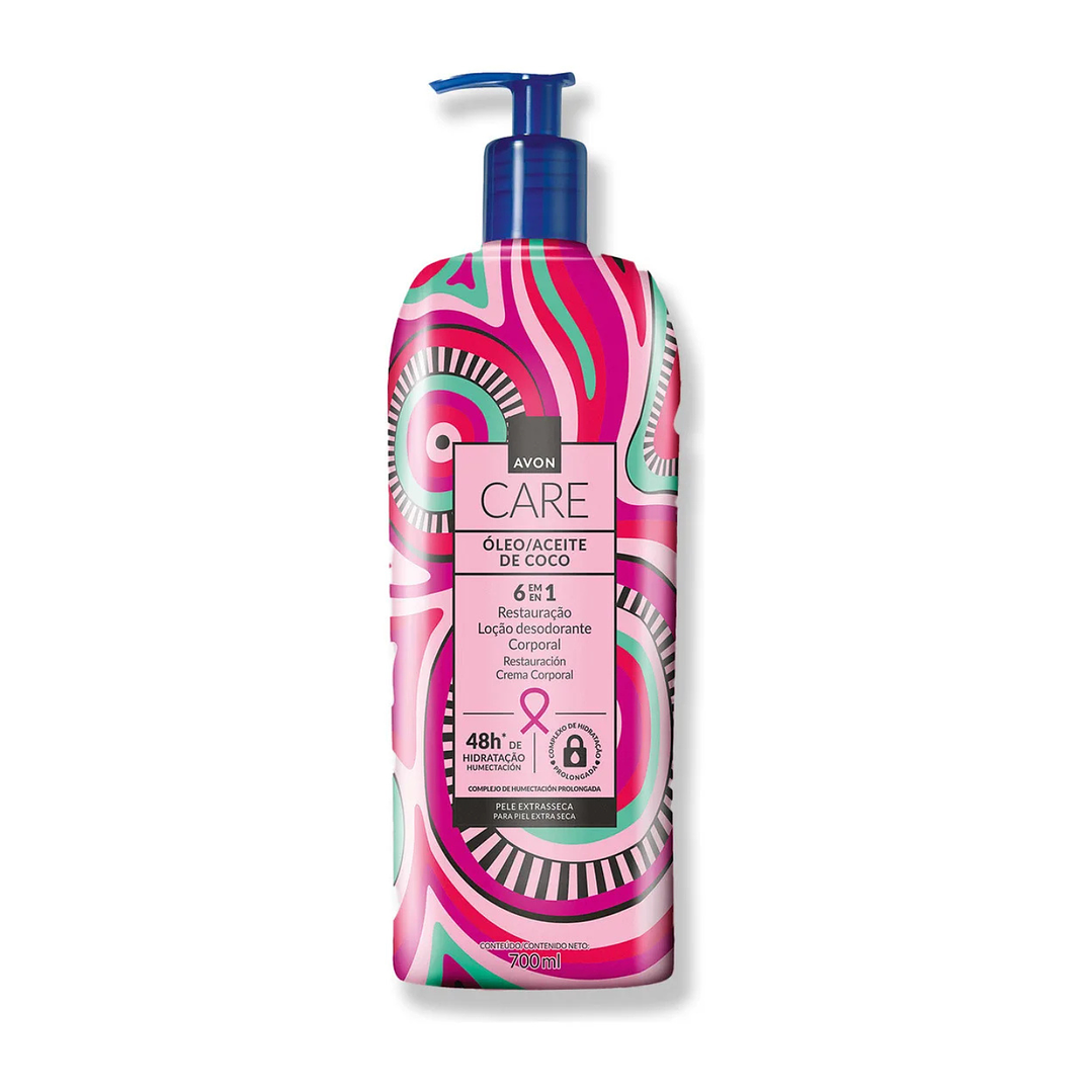 Loción corporal 6 en 1 Aceite de Coco Avon 750ml 1