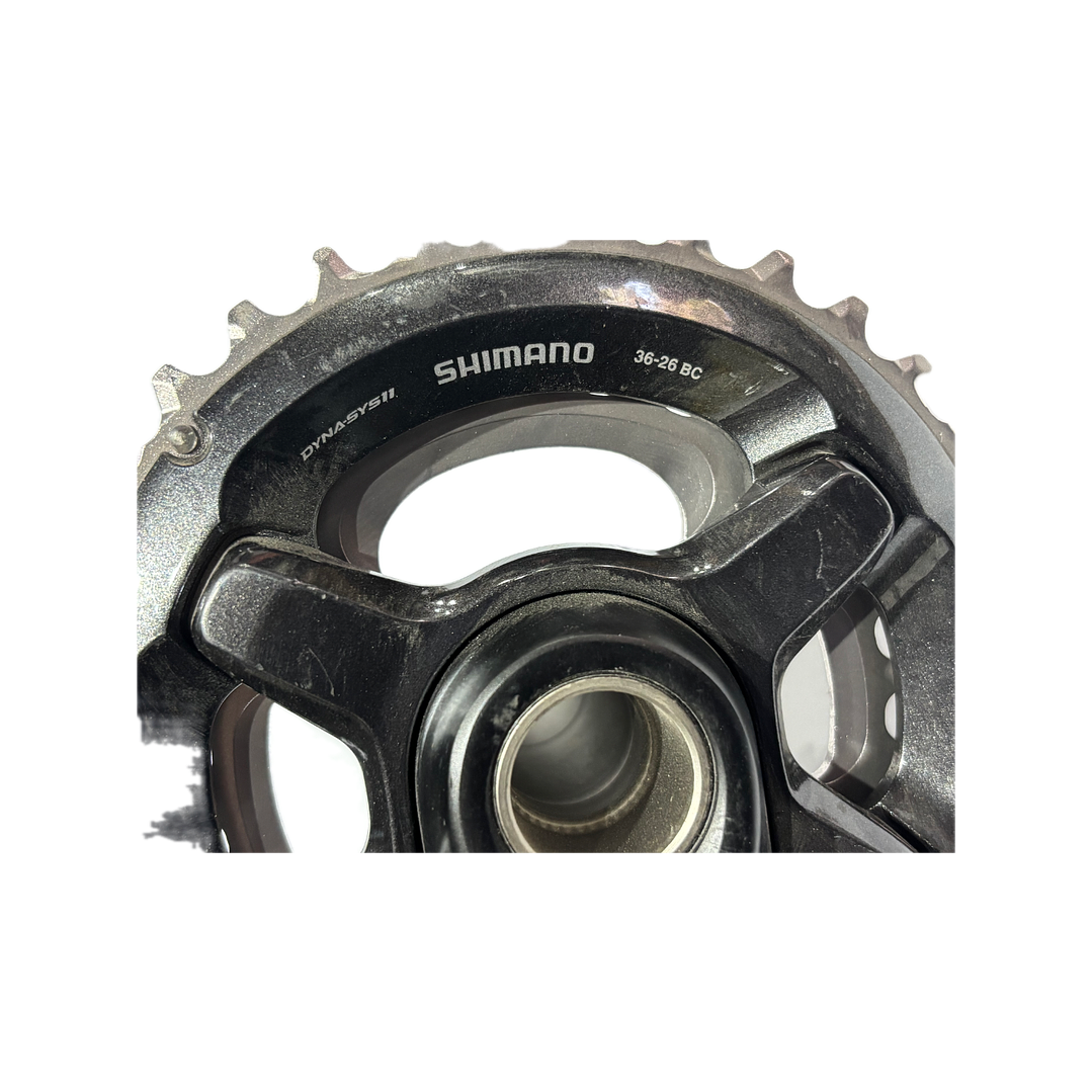 Volante Shimano DYNA-SYS11 36-26 DC con 1 biela y eje 3
