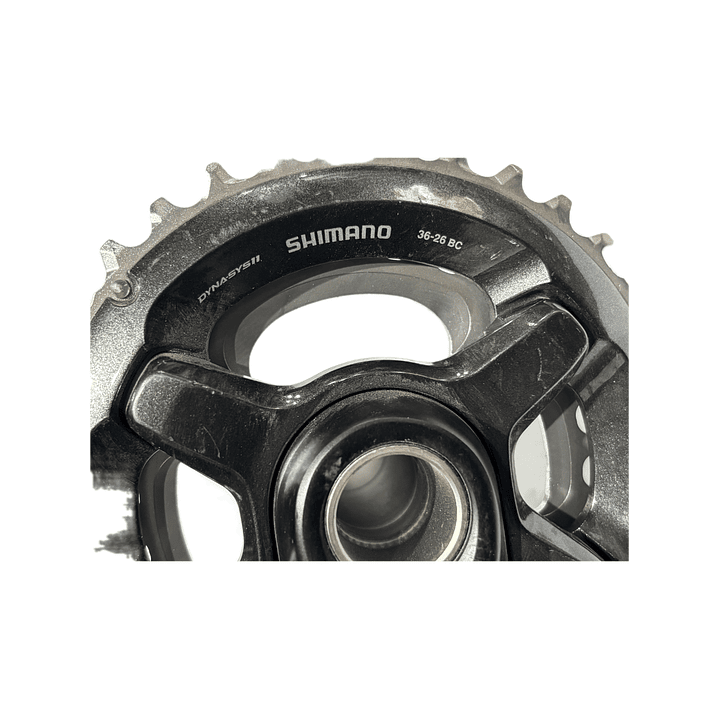 Volante Shimano DYNA-SYS11 36-26 DC con 1 biela y eje 3