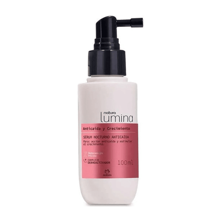 Serum nocturno anticaida y crecimiento Lumina Natura 100 ml 1