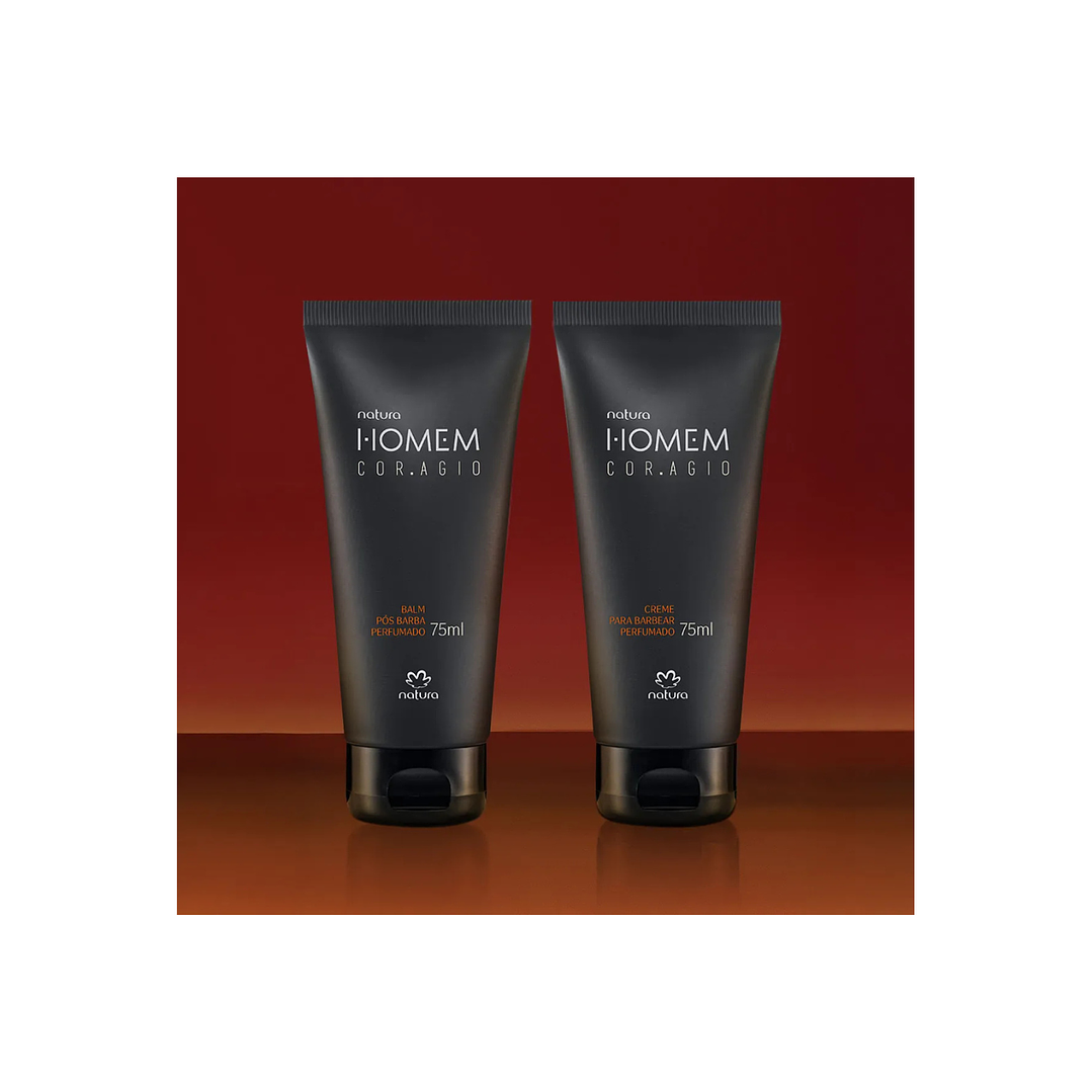 Kit para afeitar Homem COR.AGIO Natura 75ml 2