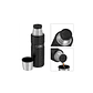Termo para líquidos King Acero Inox. 470 ml Thermos negro - Miniatura 2
