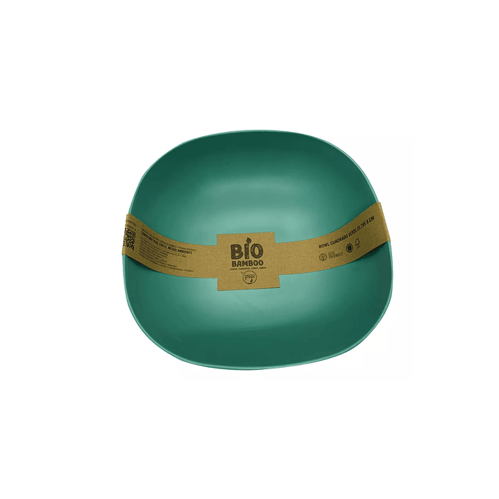 Bowl cuadrado verde 23.2 x 8.8 cm Bio Bamboo 3
