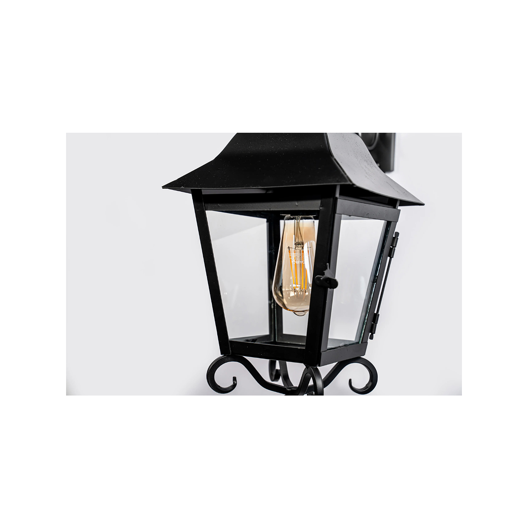 Farol Georgeano con escuadra negro Euro Iluminación  2