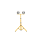 Proyector de area led con tripode 2x20W - Miniatura 1