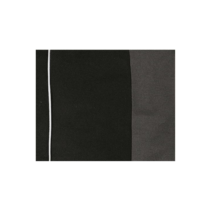 Funda cubre asiento auto tela negro gris Carlife 10 piezas 3