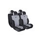 Juego Cubre asiento universal Negro/Gris Momo MAS011G - Miniatura 1