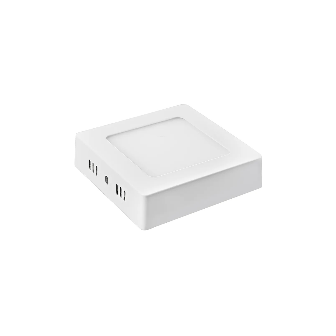 Pack 4 paneles led sobreponer cuadrado 11x11 cm 6W 1