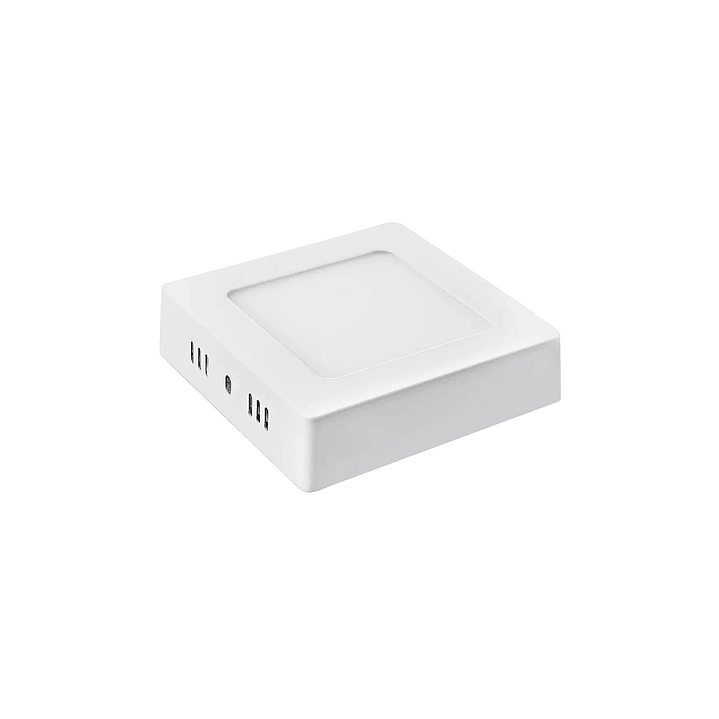 Pack 4 paneles led sobreponer cuadrado 11x11 cm 6W 1