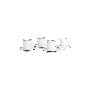 Juego 4 unidades Tazas Expresso 120ml La Hacienda