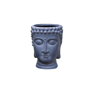 Macetero Fibre Clay Buda 24cm Gris Outzen