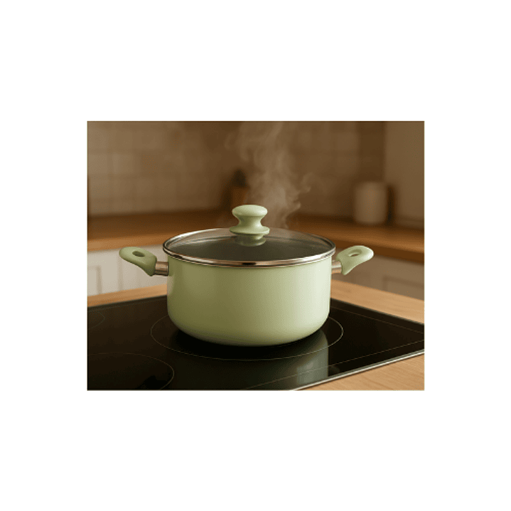 Olla recubrimiento cerámico 4.6L / 24 cm Cotidiana 3