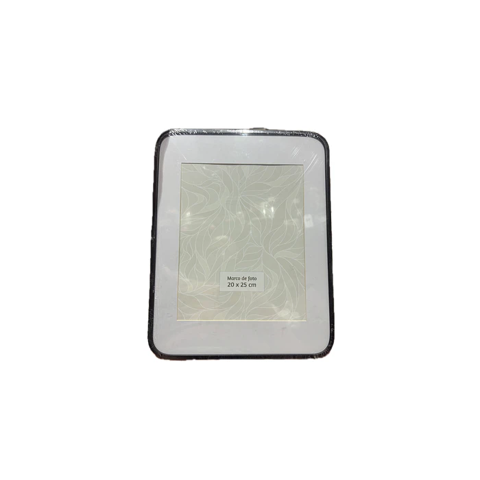 Marco de foto curvo 20x25cm metálico negro mate 2