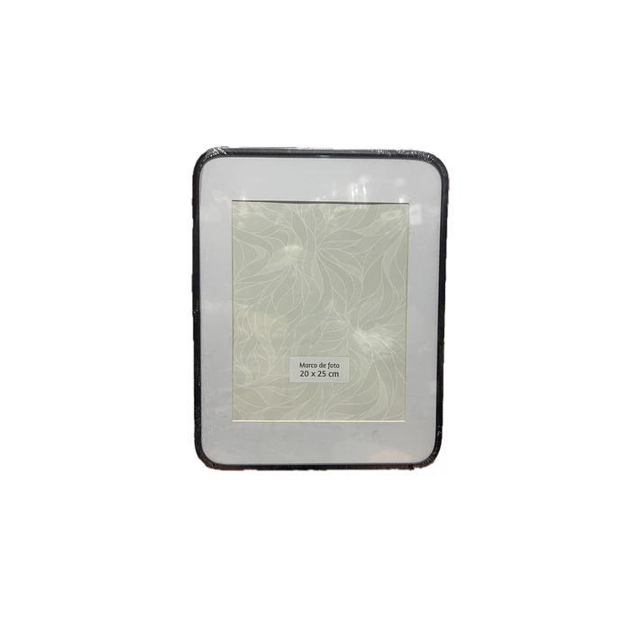 Marco de foto curvo 20x25cm metálico negro mate 1