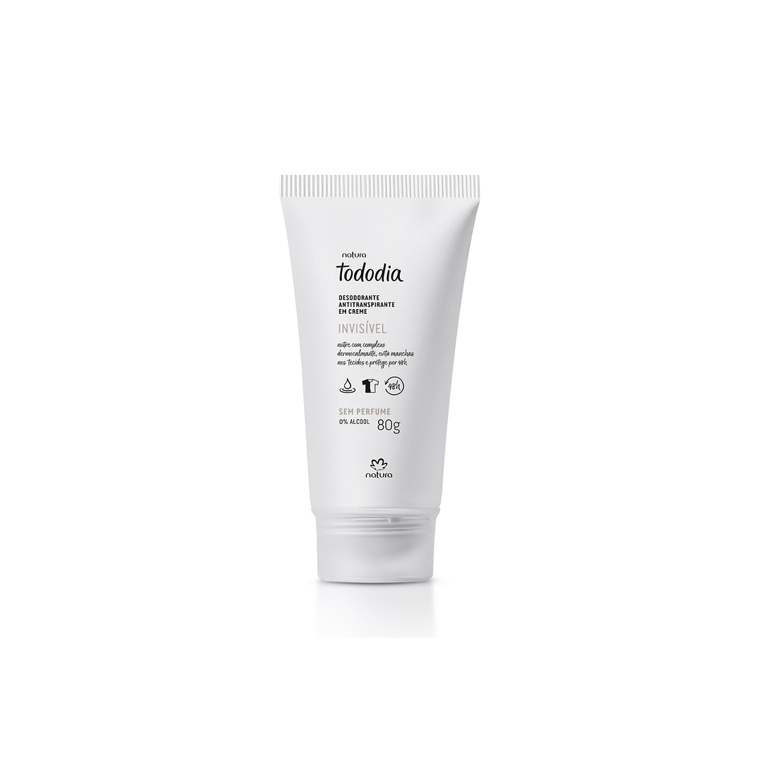 Desodorante en crema invisible sin perfume 80gr Natura 1