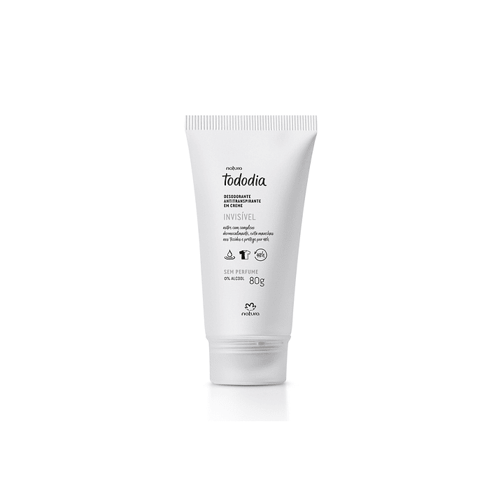 Desodorante en crema invisible sin perfume 80gr Natura 1