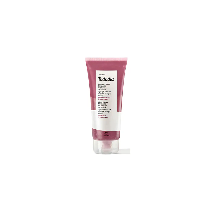 Jabón Liquido Exfoliante Mora Roja y Jabuticaba 100g Natura 1