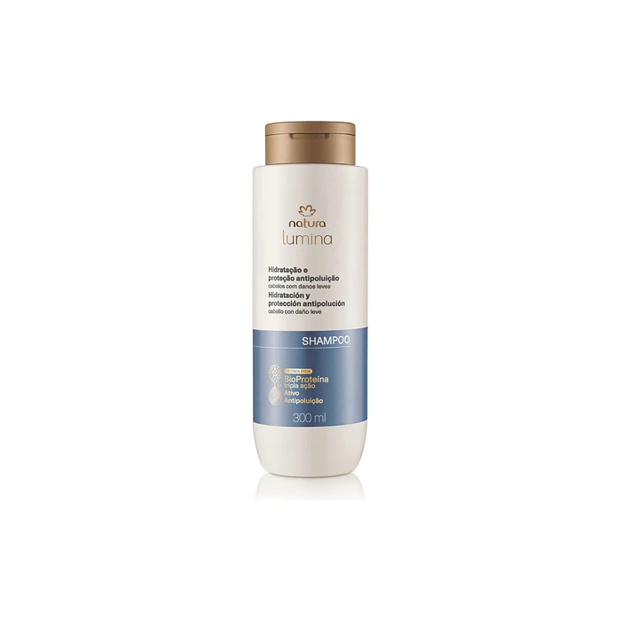 Shampoo Restauración Y Liso Prolongado 300ml Lumina Natura 1