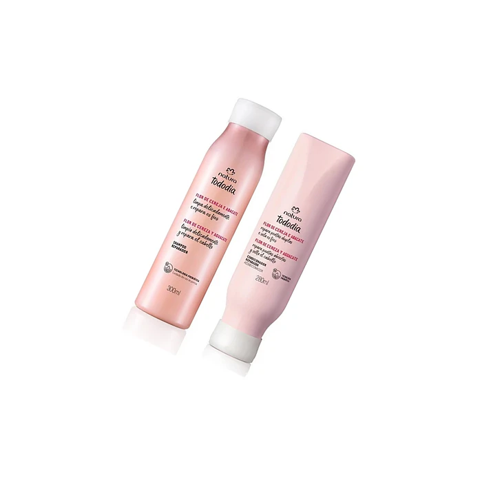 Kit Shampoo y Acondicionador Flor de Cereza y Aguacate 2