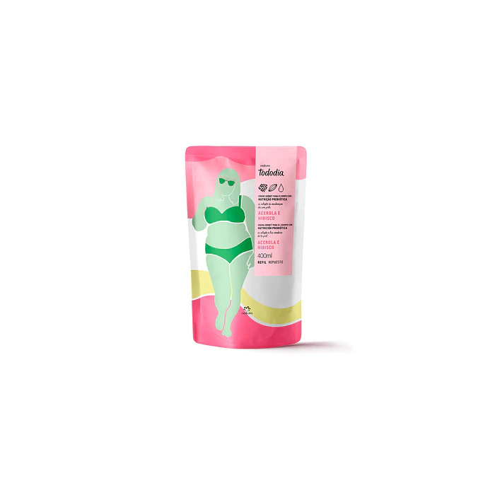 Repuesto Crema para el Cuerpo Acerola e Hibisco 400ml 1