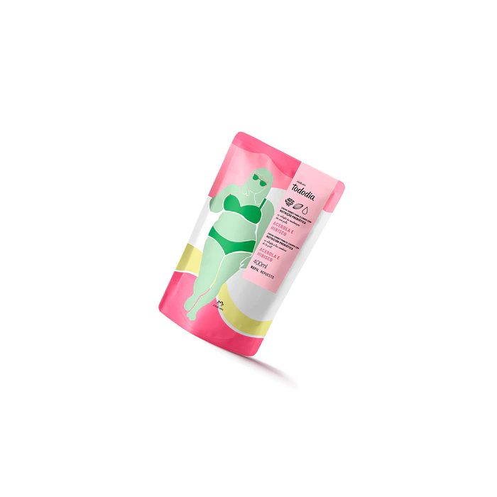 Repuesto Crema para el Cuerpo Acerola e Hibisco 400ml 2