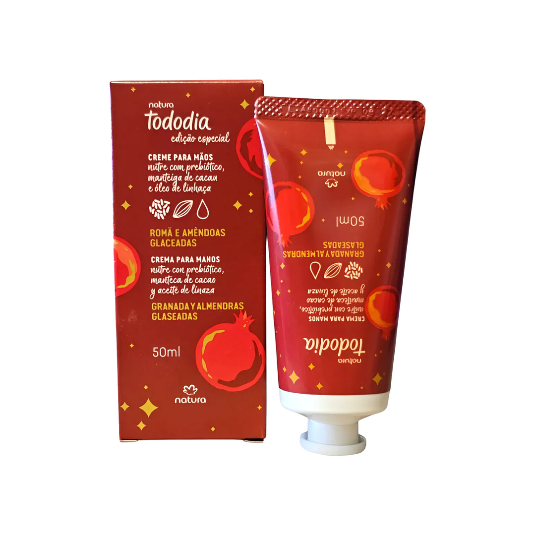 Crema para manos Granada y Almendras Glaseadas 50ml Natura 2