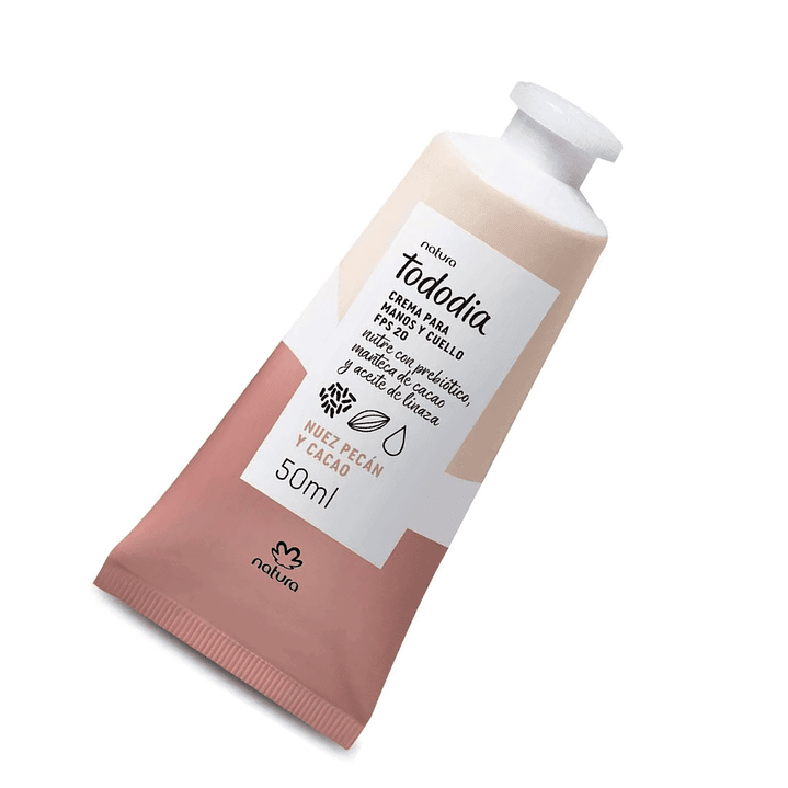 Crema para Manos Nuez Pecán y Cacao 50ml Natura 1