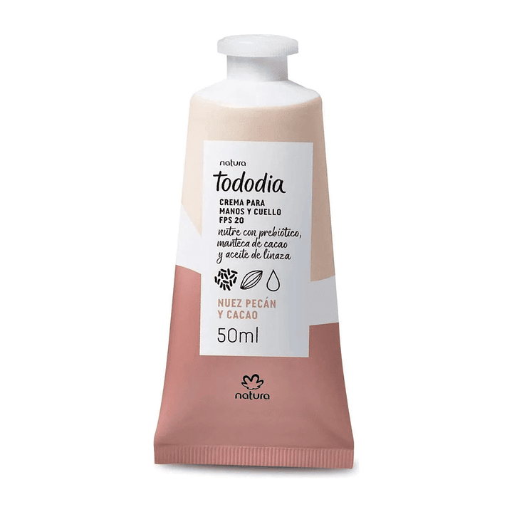 Crema para Manos Nuez Pecán y Cacao 50ml Natura 2