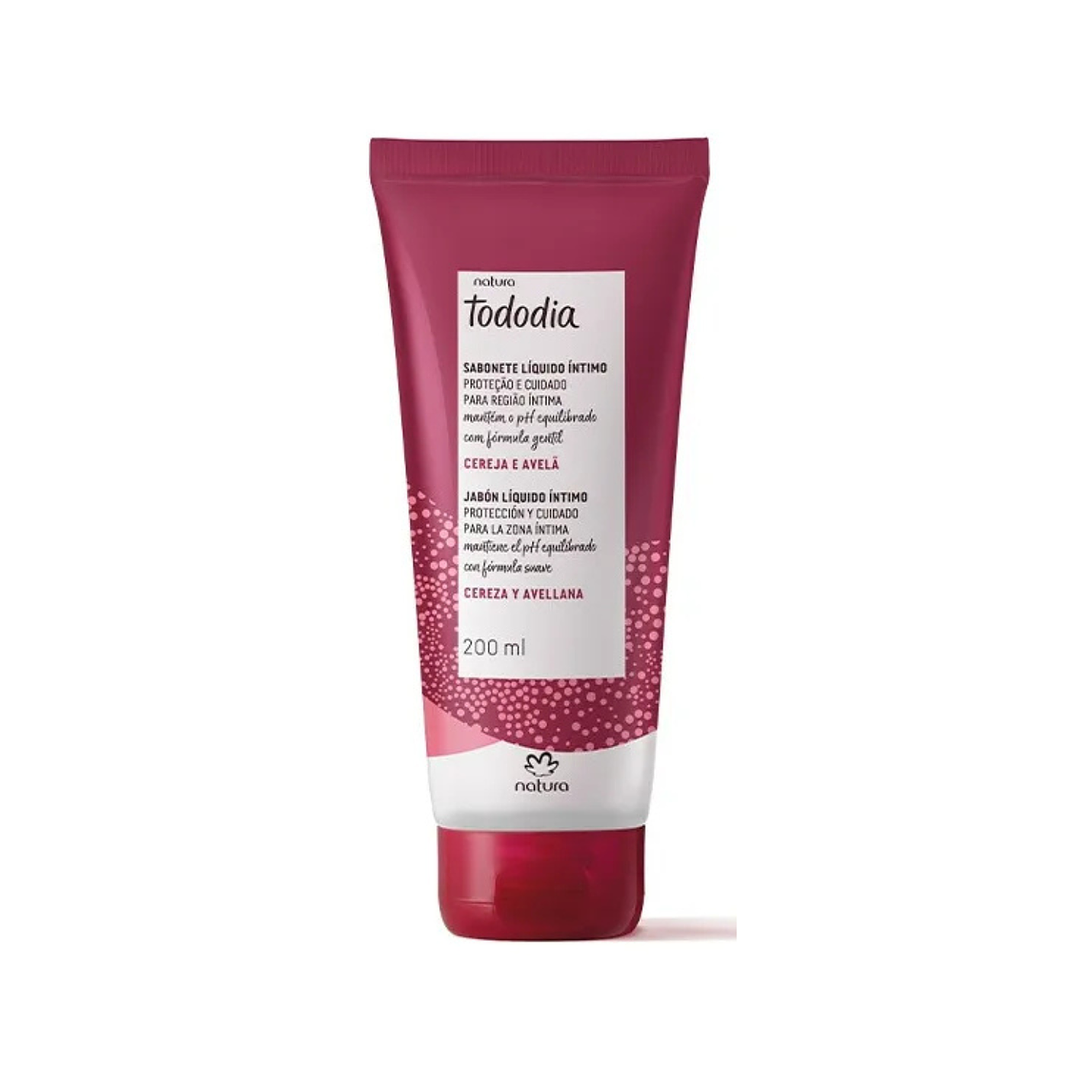 Jabón Liquido Intimo Cereza y Avellana Natura 200ml 2