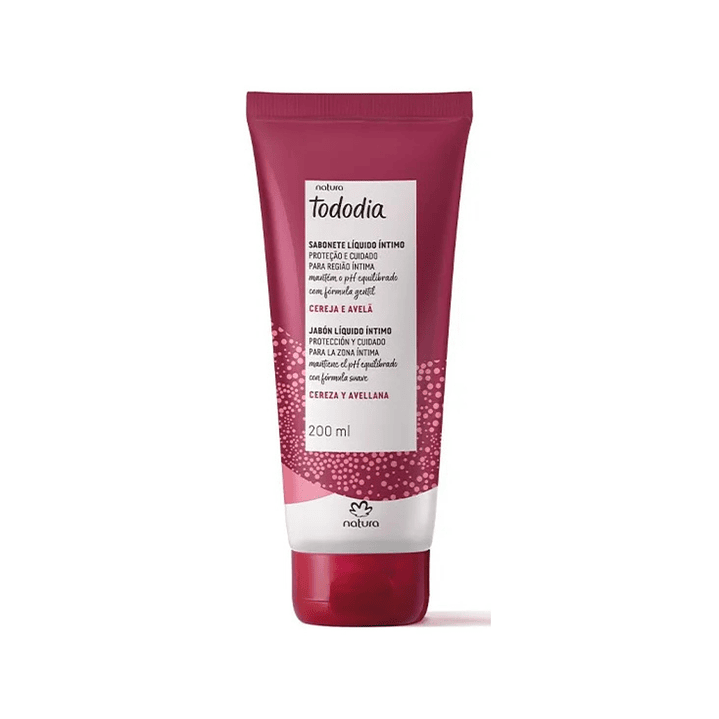 Jabón Liquido Intimo Cereza y Avellana Natura 200ml 2