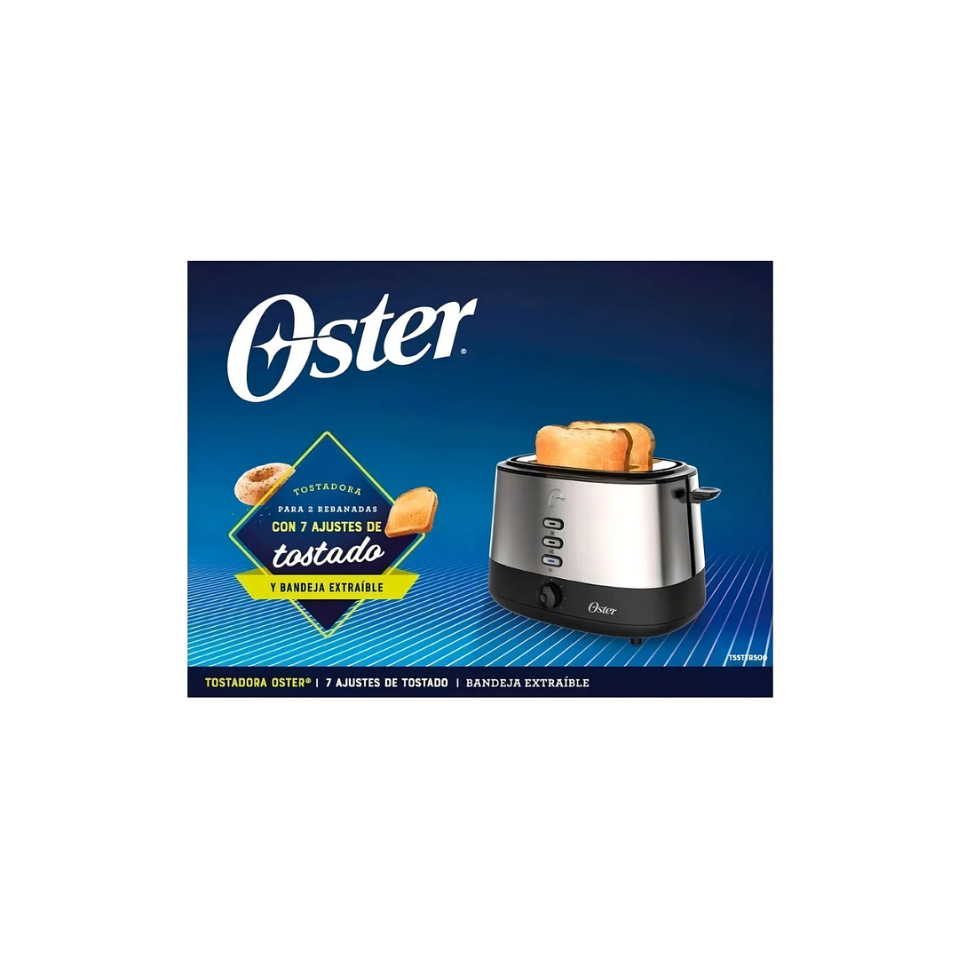 Tostador 2 Rebanadas acero inoxidable TSSTTR500-052 Oster 4