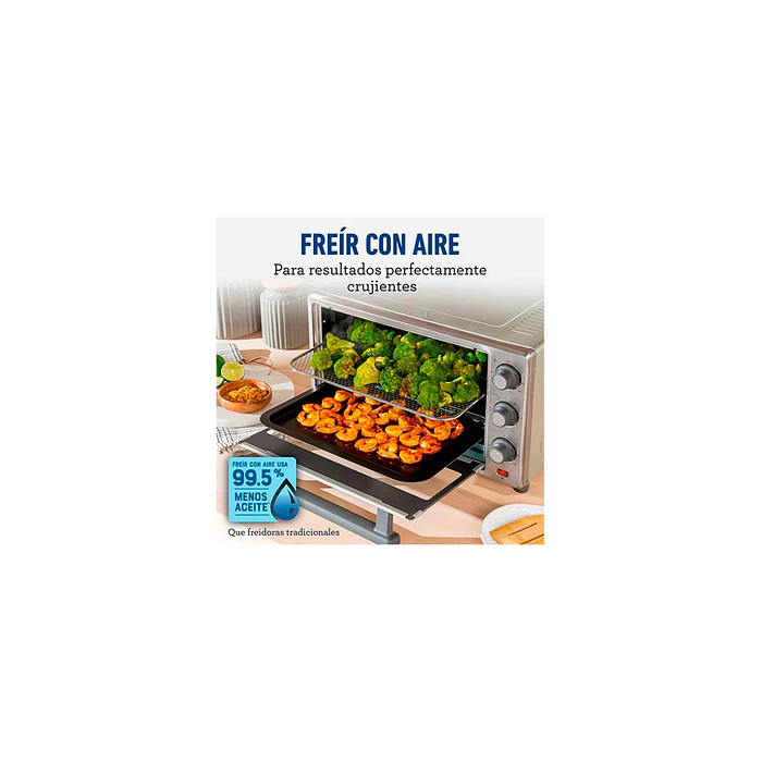 Horno con Freidora de Aire 25 lts Oster 3