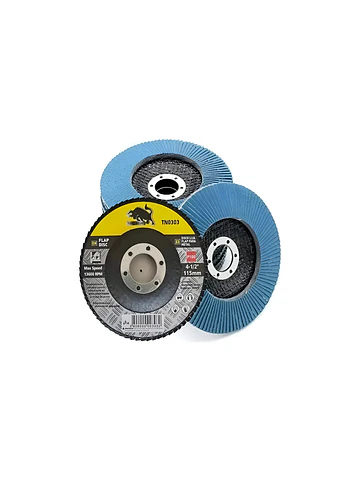 Pack 10 Discos Lija Traslapada Flap 4.5 P100