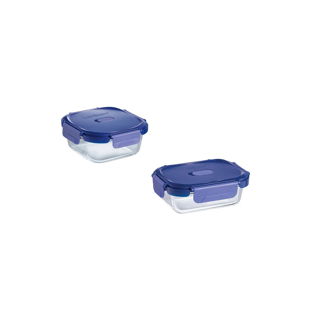 Pack 4 contenedores herméticos Luminarc 2x650ml + 2x800ml 1