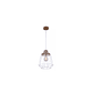 Set Lampara de colgar Alya Blanco + Ampolleta Led G95 Classic Vintage 6W - Miniatura 2
