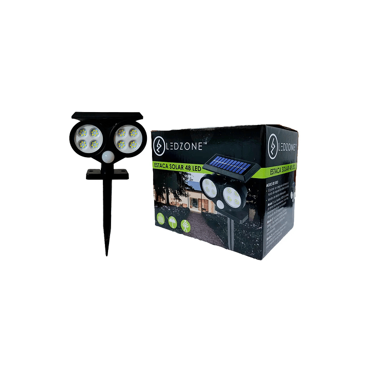 Estaca Solar 48 LED Ledzone 2