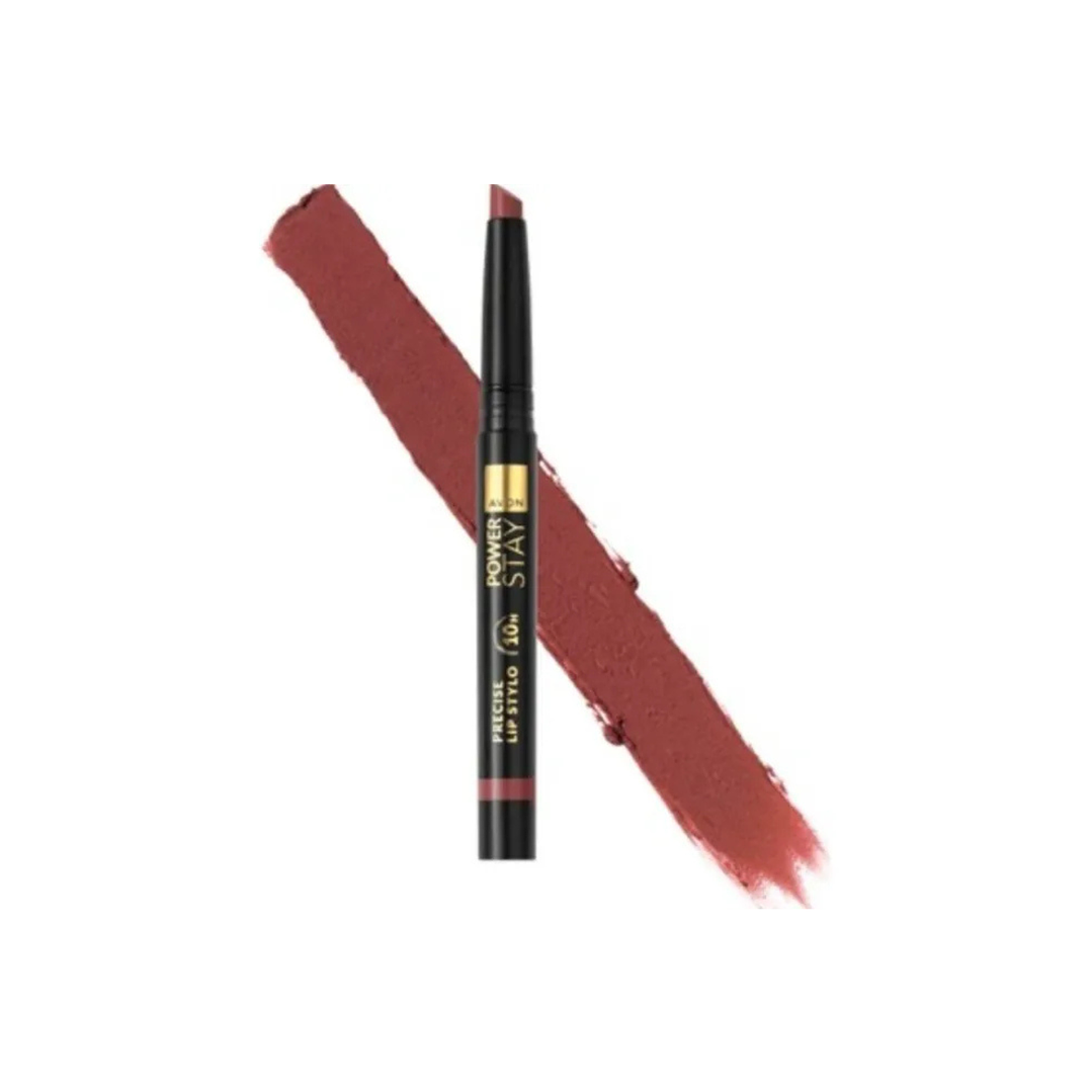 Lapiz Labial Preciso Power Stay Tawny Triumph Avon 1.2 gr 2