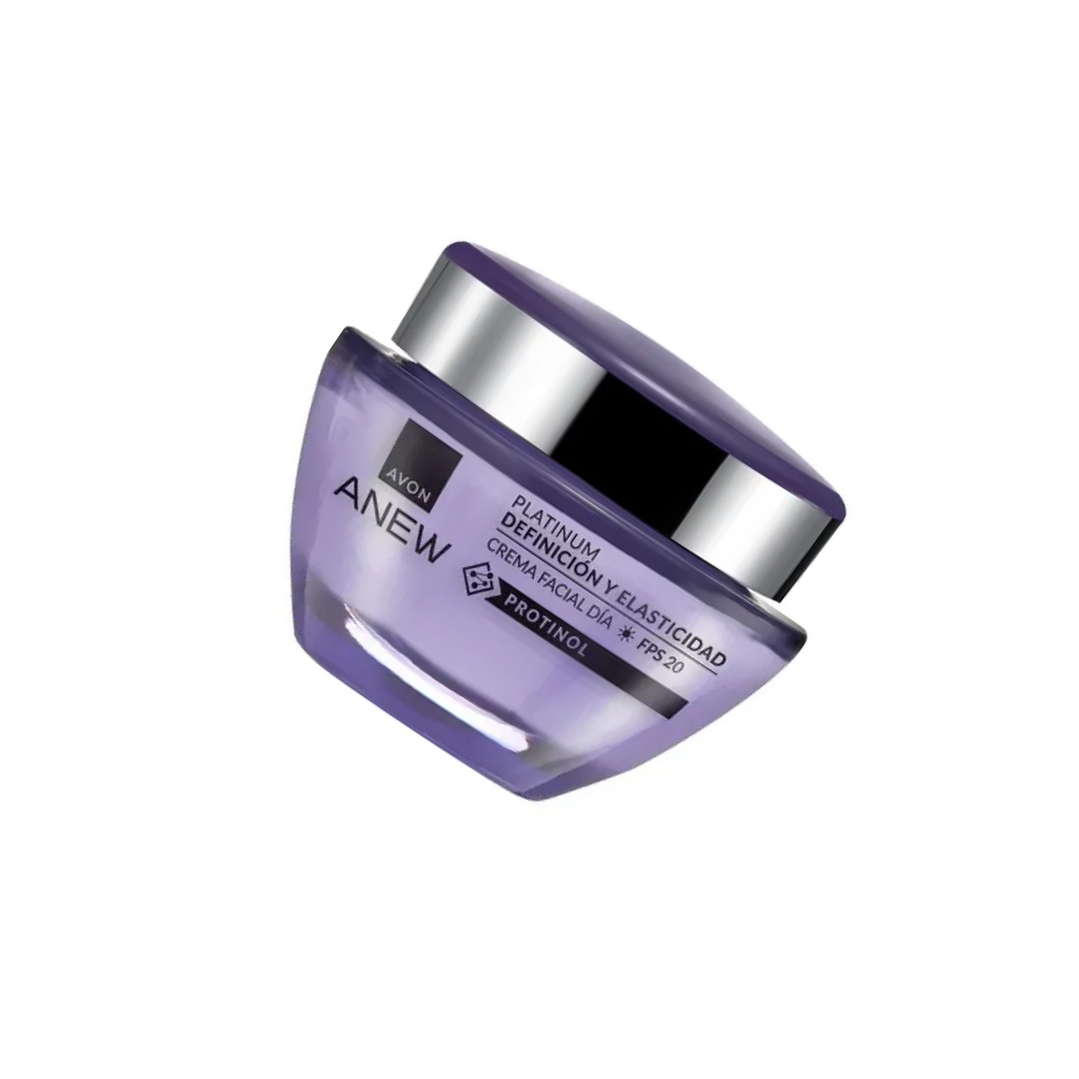 Crema facial de día Platinum Anew Avon 15 gr 2