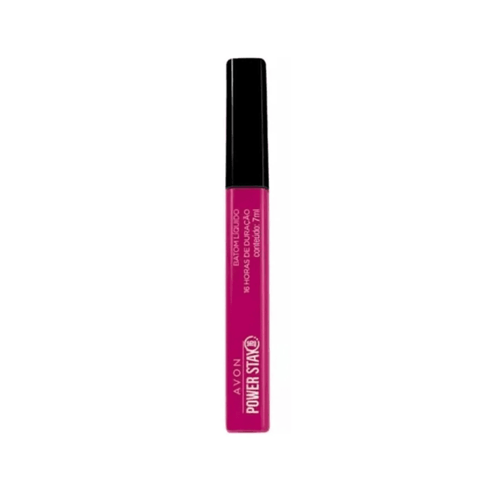 Labial Líquido 16 horas Power Stay Rosa Magenta Avon 6ml 1