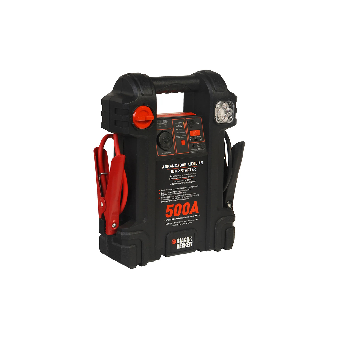 Partidor de batería para Auto Black&Decker 500 Amp  1