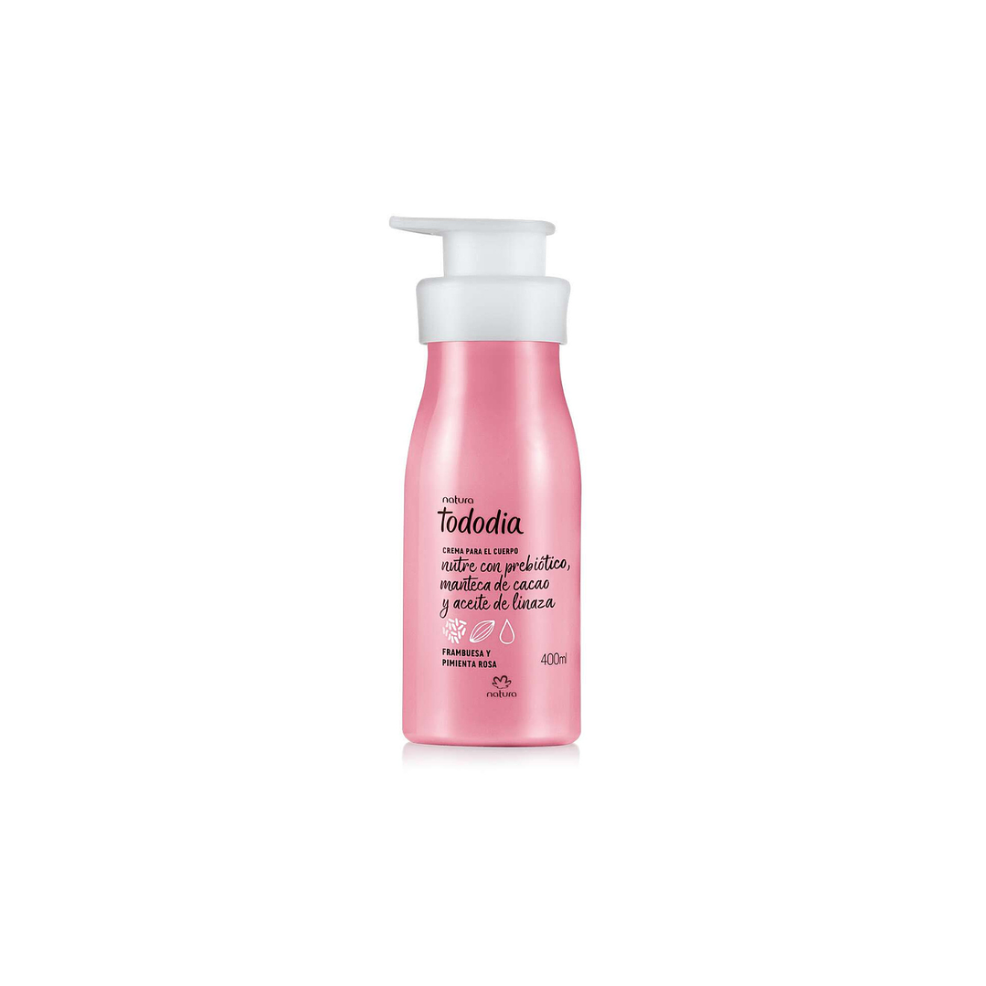 Crema para cuerpo Tododía Frambuesa y Pimienta Rosa 400ml 1
