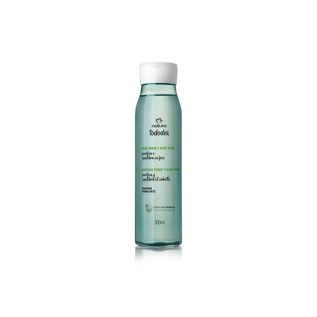 Shampoo manzana Verde y Aloe Vera 300ml Natura 1