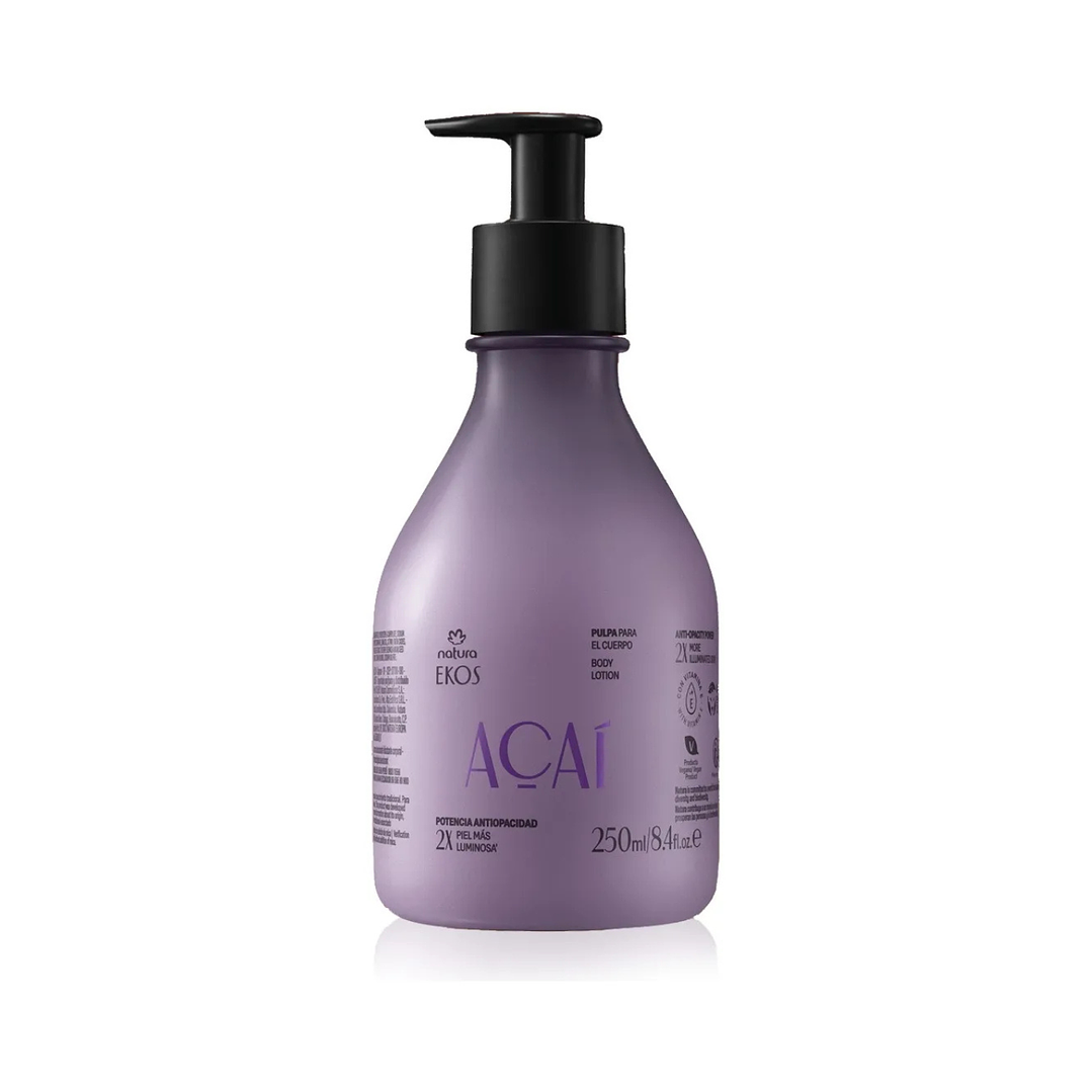 Crema para cuerpo hidratante Ekos Acaí 250ml natura 1